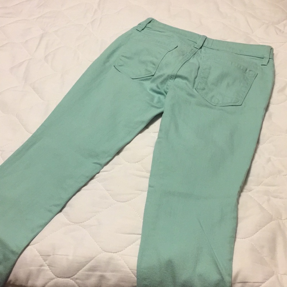 Tiffany blue LOFT jeans